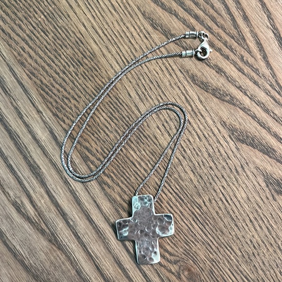 Silpada Sterling Cross Pendant Necklace - Picture 10 of 14